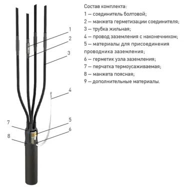 Муфта переходная 4 СПТп-1 (СИП) (70-120) | zeta20226 | ЗЭТАРУС