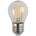 Лампа светодиодная филаментная F-LED P45-7W-840-E27 (филамент, шар, 7Вт, нейтр, E27 (10/100/3000)