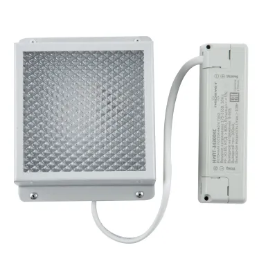 Светильник светодиодный потолочный встраиваемый ДПО ULP-1010 7W/4000К IP40 GRILYATO WHITE. Белый свет (4000K). 788Лм. Для ячеек 100x100мм. Корпус белый. В комплекте с и/п. ТМ Uniel