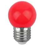Лампа светодиодная для Белт-Лайт диод. шар, красн., 4SMD, 1W, E27 ERARL45-E27 LED Р45-1W-E27