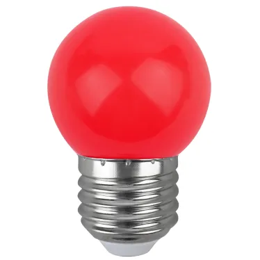 Лампа светодиодная для Белт-Лайт диод. шар, красн., 4SMD, 1W, E27 ERARL45-E27 LED Р45-1W-E27