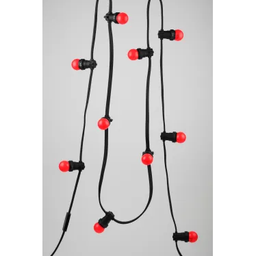 Лампа светодиодная для Белт-Лайт диод. шар, красн., 4SMD, 1W, E27 ERARL45-E27 LED Р45-1W-E27