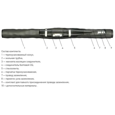 Муфта 3 СТП-1 (150-240) с соединителями (пластик/бумага) | zeta20310 | ЗЭТАРУС