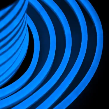 Гибкий Неон LED  - синий, оболочка синяя, бухта 50м | 131-023 | NEON-NIGHT