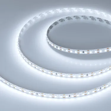 Лента светодиодная FC-A120-8mm 24V White6000-CX1 (10 W/m, IP20, 5m) (ARL, резка 1 светодиод, 120 LED/m)