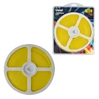 Лента гибкая светодиодная. NEON ULS-N01-2835-120LED/m-6мм-IP67-DC12V-9W/m-5м-YELLOW катушка 5м в блистере желтый свет