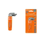 Набор ключей "TORX" с отверстием 7 шт: T9-T30 (круглый держатель в блистере), CR-V сталь "Алмаз" | SQ1021-0101 | TDM