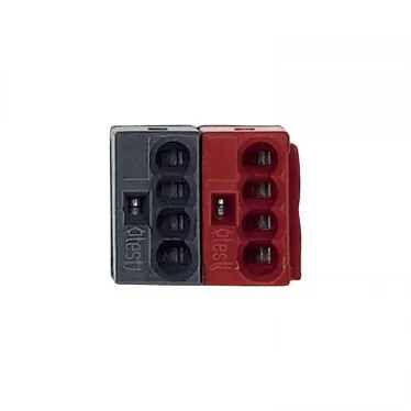 СОЕД.ЗАЖИМ ШИНЫ,КРАСН./ТЕМНО-СЕРЫЙ 50шт. | MTN689701 | Schneider Electric