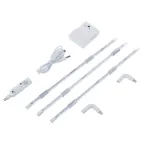                  ULM-F42-3W/4200K SENSOR IP20 WHITE Комплект светодиодных полосок с датчиком движения 10Lux. Питание 4ААА. 150Lm. Белый. ТМ
               