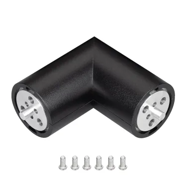 Соединитель профиля ROUND-D36-360-90 BLACK (ARL, металл)