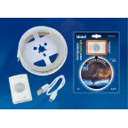                  Комплект светодиодная лента 1м IP65 белый свет 4000К акк. Li-Ion 1100 мАч, в/к ULS-R21-2,4W/4000K/1,0M/RECH SENSOR Smart Light | UL-00004450 | Uniel
               