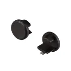 Заглушка для ROUND-D10.5 BLACK глухая (пластик)