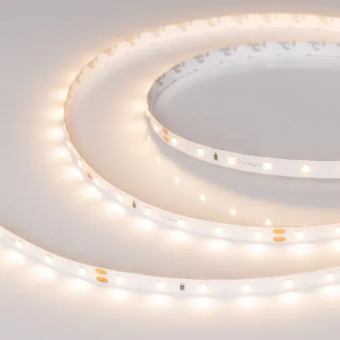 Лента LED RT-A60-8mm 24V Warm3000 (4.8 W/m, IP20, 2835, 5m) (ARL, Открытый)