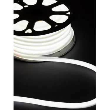 Гибкий неон круглый SMD2835-120 LED/м-220 В-6,5 Вт/м-IP67-6000 K (25м) | SQ0331-1518 | TDM