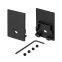 Заглушка SL-COMFORT-3551 BLACK c отверстием (arlight, Металл) | 031793 | Arlight