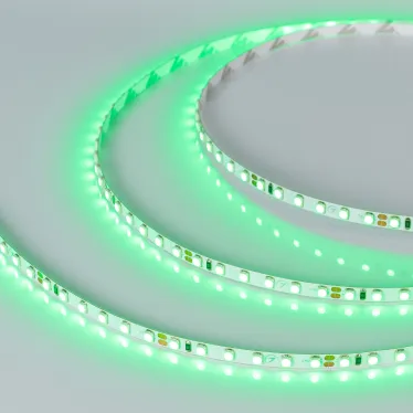 Лента RT-A120-5мм 24V Green (9.6 W/m, IP20, 2835, 5м) (узкая)