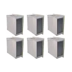                  Светильник LED комплект из 6 шт ГРИЛЬЯТО ДОМИНО (СВО) 6х7Вт 6х617Лм 4,0К текстурированный рассеиватель IP20 встраиваемый для потолка GL15
               