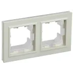                  BRITE Рамка 2 поста IP44 РУ-2-БрКр-44 бежевый
               