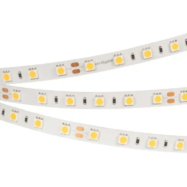 Светодиодная лента RT-B60-10mm 24V Warm2700 (14.4 W/m, IP20, 5060, 5m) (Arlight, 14.4 Вт/м, IP20) | 008828(2) | Arlight