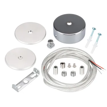 Подвес токопроводящий ARL-SL-ROUND-D70-360deg вертикальный (провод 2x0.5)