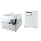                  Коробка распределительная о/п 240х195х165мм, проз. крышка, IP55, кабельные ввода d28-3 шт., d37-2 шт., | SQ1401-1278 | TDM
               