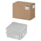                  Распаячная коробка ОП для прямого монтажа 80х80х50 мм, крышка, IP54, 7 вх. | SQ1401-7112 | TDM
               