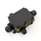                  Распределительная коробка с откидной крышкой 4-вводная IP68 ПА66 40А 450В d3,5-12 мм 131х95х37
               