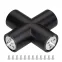 Соединитель профиля ROUND-D36-360-X90 (ARL, металл)