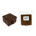                  Коробка распределительная о/п 65х65х50мм, крышка, бук, IP54, 4вх. инд. штрихкод | SQ1401-0611 | TDM
               