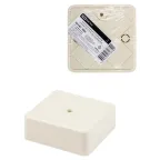                  Коробка распределительная КР 75х75х28 о/п, сл. кость, IP40, инд. штрихкод | SQ1401-1805 | TDM
               