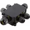 Водонепроницаемая cоединительная коробка, LD526, 450V, 140х100х36, черный | 32249 | Feron