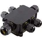 Водонепроницаемая cоединительная коробка, LD526, 450V, 140х100х36, черный | 32249 | Feron