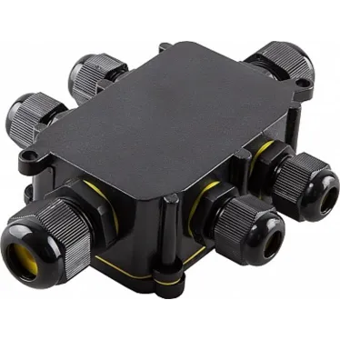 Водонепроницаемая cоединительная коробка, LD526, 450V, 140х100х36, черный | 32249 | Feron