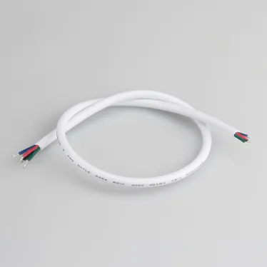 Провод питания ARL-MOONLIGHT-20AWG-4W-D6-CU-500 White | 028124 | Arlight