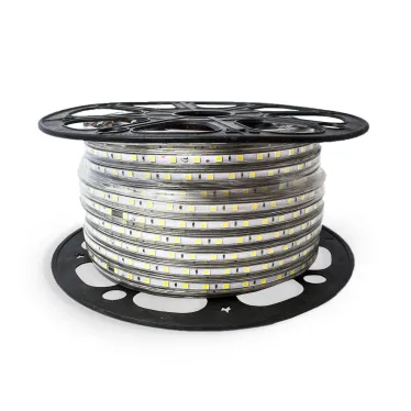 Лента светодиодная LED 2835/120-SMD 7 Вт/м 600 лм/м 6000К AC 220В IP67 10мм (катушка 20м) Black Gauss