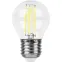 Лампа светодиодная LED 9вт Е27 белый шар FILAMENT
