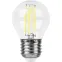 Лампа светодиодная LED 9вт Е27 белый шар FILAMENT