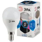                  Лампа светодиодная LED P45-5W-840-E14 (диод, шар, 5Вт, нейтр, E14 (10/100/3600)
               