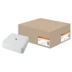 Коробка распределительная КР 75х75х20 о/п белая IP40 | SQ1401-0203 | TDM