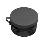 Коробка распределительная (черная) 65х40 IP 55 | КР2601-08 | HEGEL