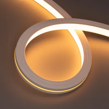 Лента герметичная MOONLIGHT-TOP-X280-20x20mm 24V Warm2300 (10 W/m, IP67, 15m, wire x1) (Arlight, Вывод боковой, 5 лет)