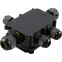 Водонепроницаемая cоединительная коробка LD525, 450V, 140х100х36, черный | 32248 | Feron