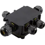 Водонепроницаемая cоединительная коробка LD525, 450V, 140х100х36, черный | 32248 | Feron