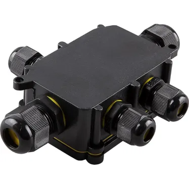 Водонепроницаемая cоединительная коробка LD525, 450V, 140х100х36, черный | 32248 | Feron