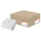                  Коробка распределительная КР 75х75х28 о/п белая IP40 | SQ1401-0205 | TDM
               