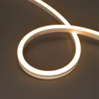 Лента герметичная MOONLIGHT-SIDE-A140-12x17mm 24V Warm2700 (9.6 W/m, IP67, 5m, wire x2) (Arlight, Вывод кабеля боковой)