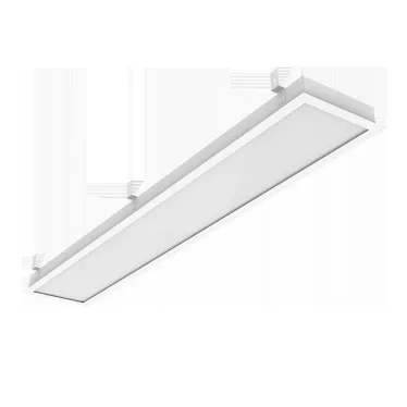 Cветильник cветодиодный GR350/F 2.0 35 Вт 3000 К 1219х325х50 мм (монт. 1188х294 мм) с рамкой, планками для подвеса и рассеивателем призма