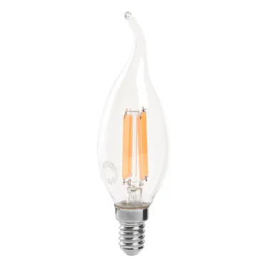Лампа светодиодная LED 15вт Е14 теплый свеча на ветру FILAMENT