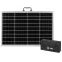 Портативная солнечная электростанция  ERAZS-01 (комплект), 200 Вт, 32400 мАч, Li-ion. Солнечная панель 50 Вт  | Б0062853 | ЭРА