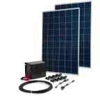                  Комплект Teplocom Solar-800+Солнечная панель 250Вт х 2, кабель 10м MC4 коннекторы | 2423 | Бастион
               